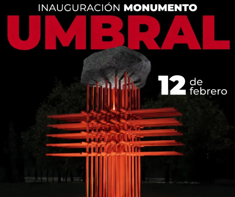 Monumento Umbral homenaje personal de salud